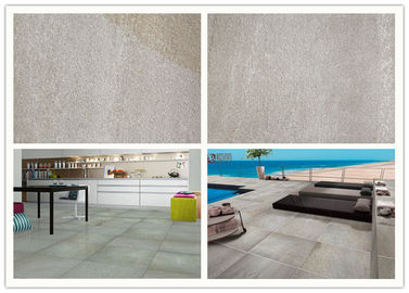 Limestone Effect Porcelain Tiles Environment Friendly Fine Air Permeability